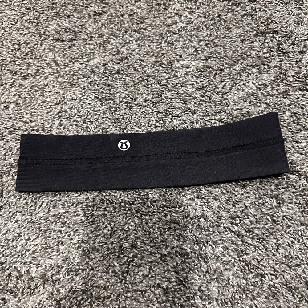 Lululemon Athletica Black Fitness Headband